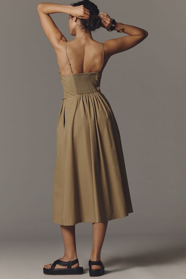 open lace back dress Hobemty Women's Midi Pleated Dresses Short Sleeve Work Office A Line Dress  Small Black at Amazon Women's Clothing store main image 1