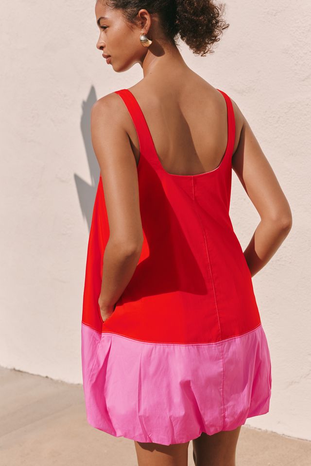 Maeve Poplin Bubble Mini Dress #2