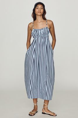 v neck midi dress formal Lucinda V-Neck Twist Back Midi Dress Black
