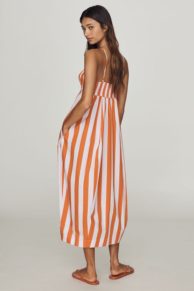 Maeve Cotton Barrel Midi Dress #2
