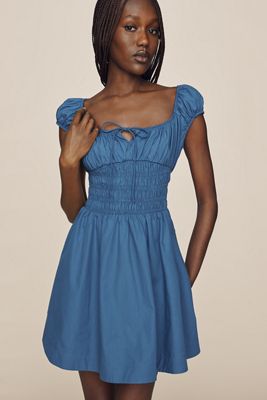 anthropologie blue dress short Dress Casual Short By Anthropologie In Blue & Green, Size: Xs – Clothes  Mentor Selma TX #298
