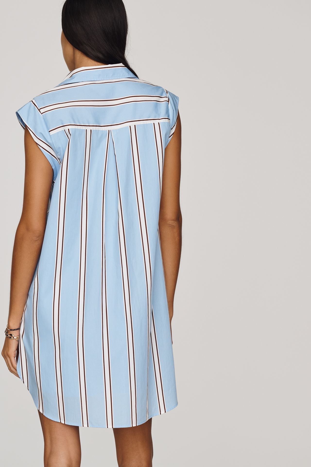 Maeve Lillian Button-Front Mini Dress