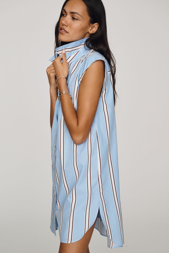 Maeve Lillian Button-Front Mini Dress #4