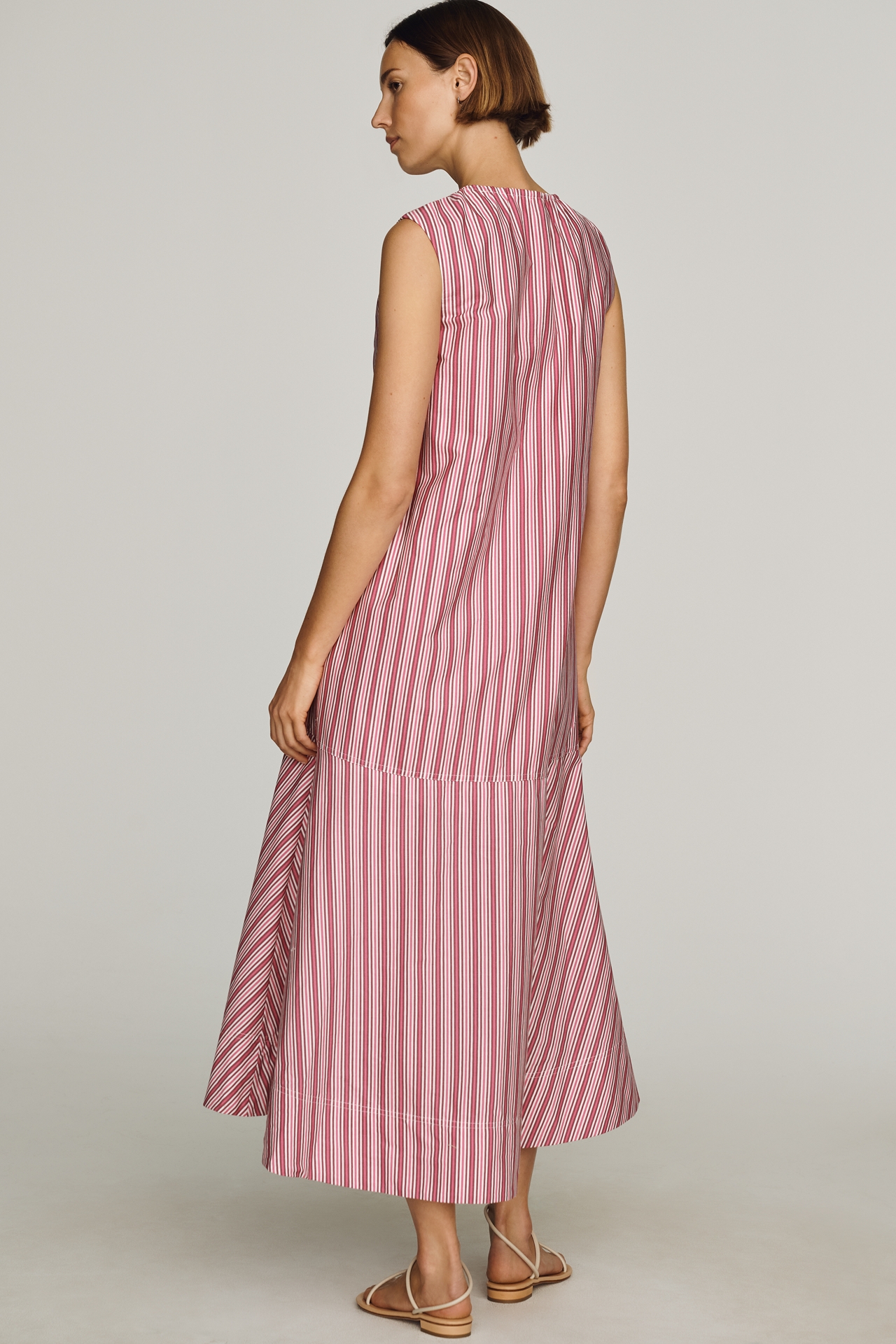 Maeve Sleeveless Cotton Poplin Maxi Dress