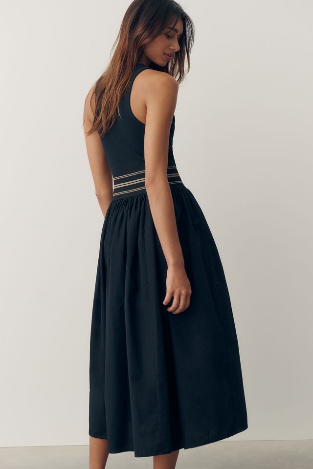 By Anthropologie Banded Twofer Midi Dress #2