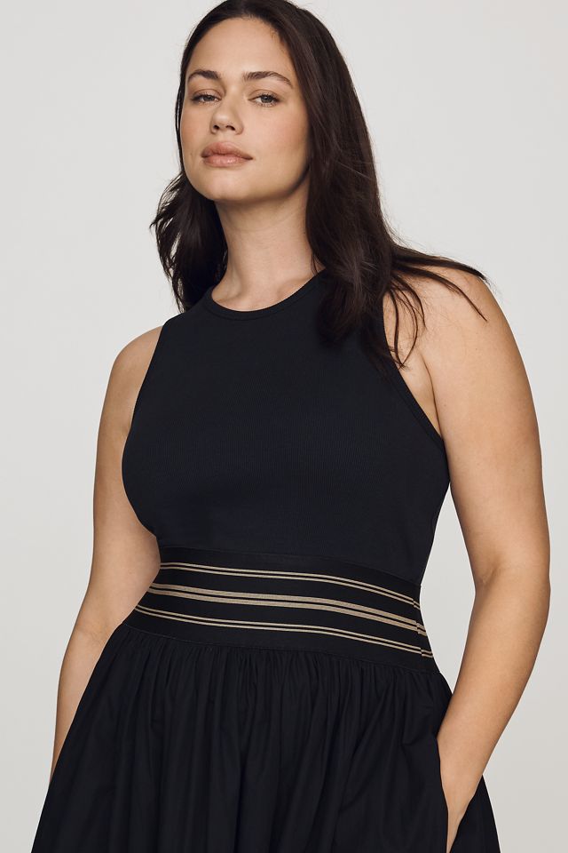 By Anthropologie Banded Twofer Midi Dress #4