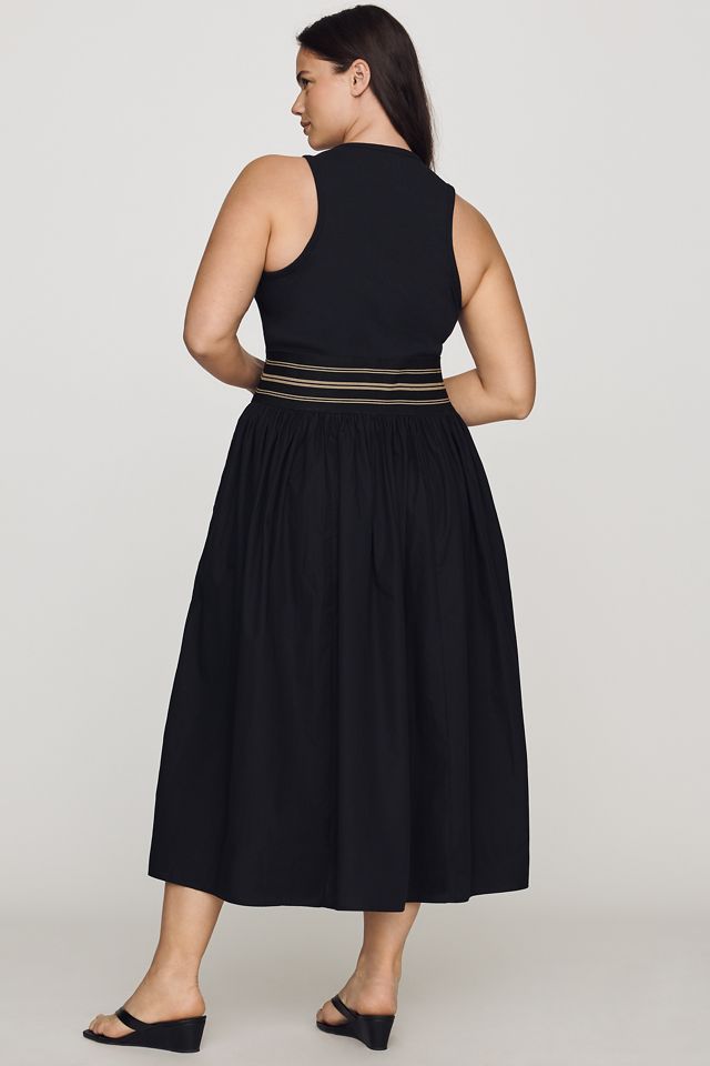 By Anthropologie Banded Twofer Midi Dress #5