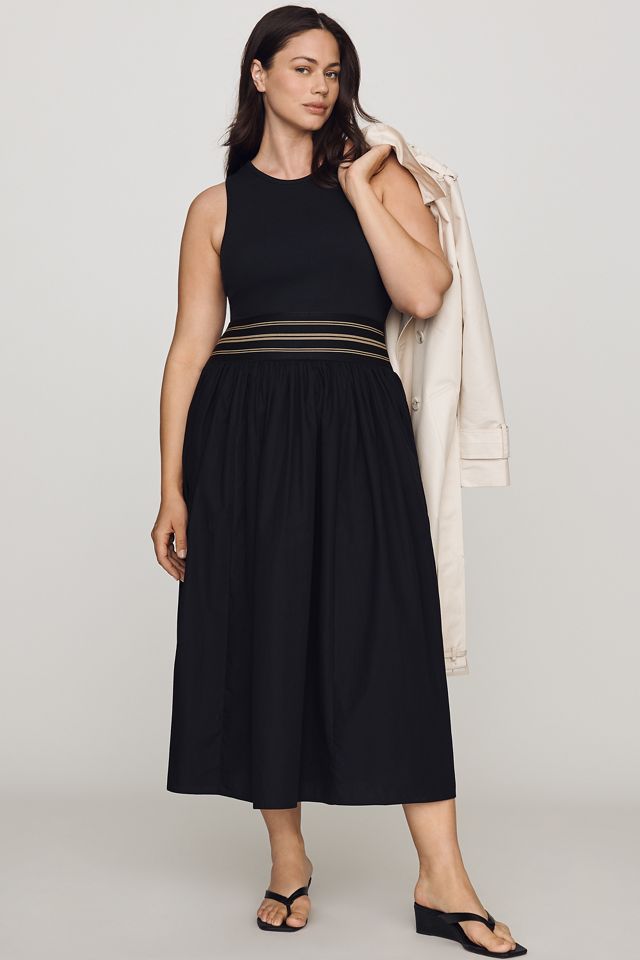 By Anthropologie Banded Twofer Midi Dress #3