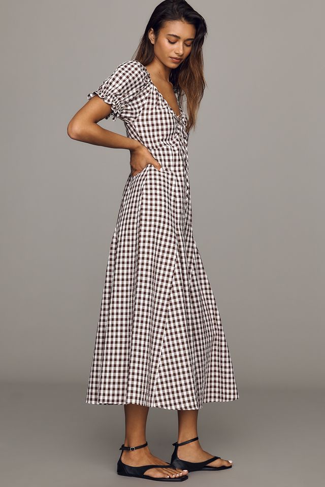 Maeve Puff Sleeve Midi Dress #2