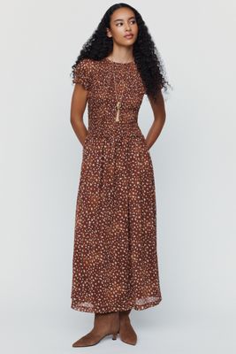 By Anthropologie Margie Smocked Maxi Dress