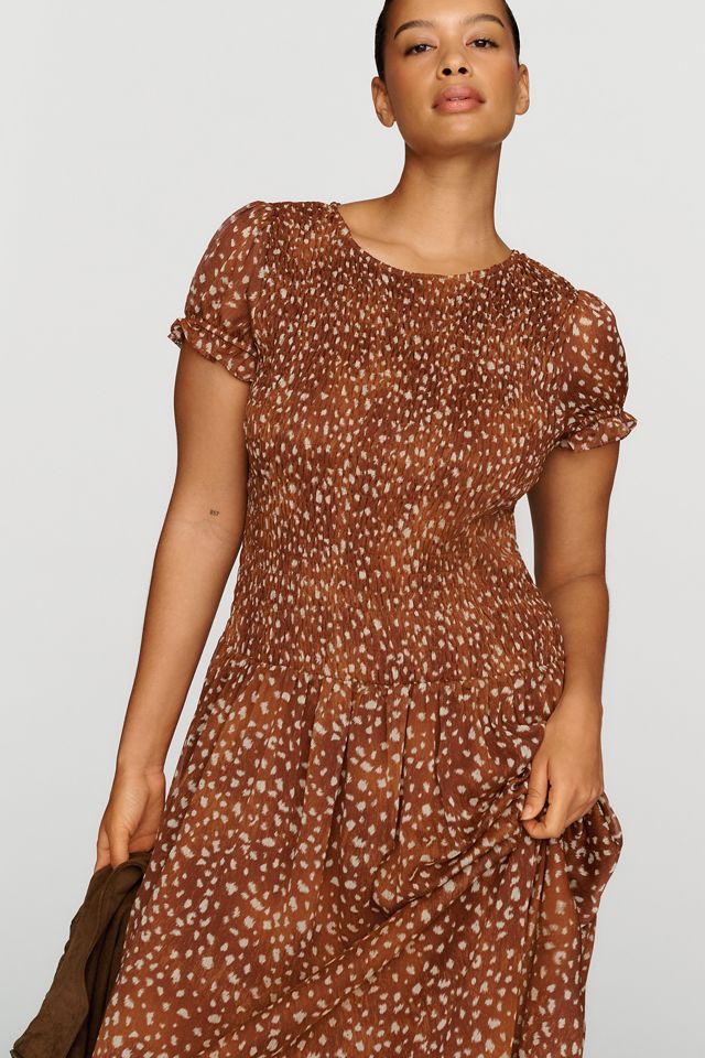 By Anthropologie Margie Smocked Maxi Dress #4