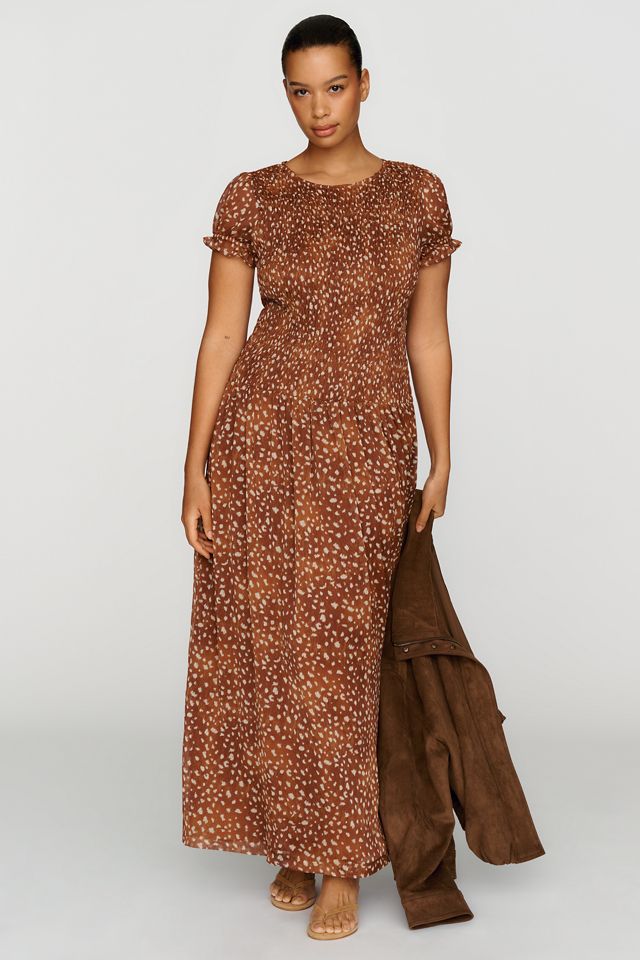 By Anthropologie Margie Smocked Maxi Dress #3