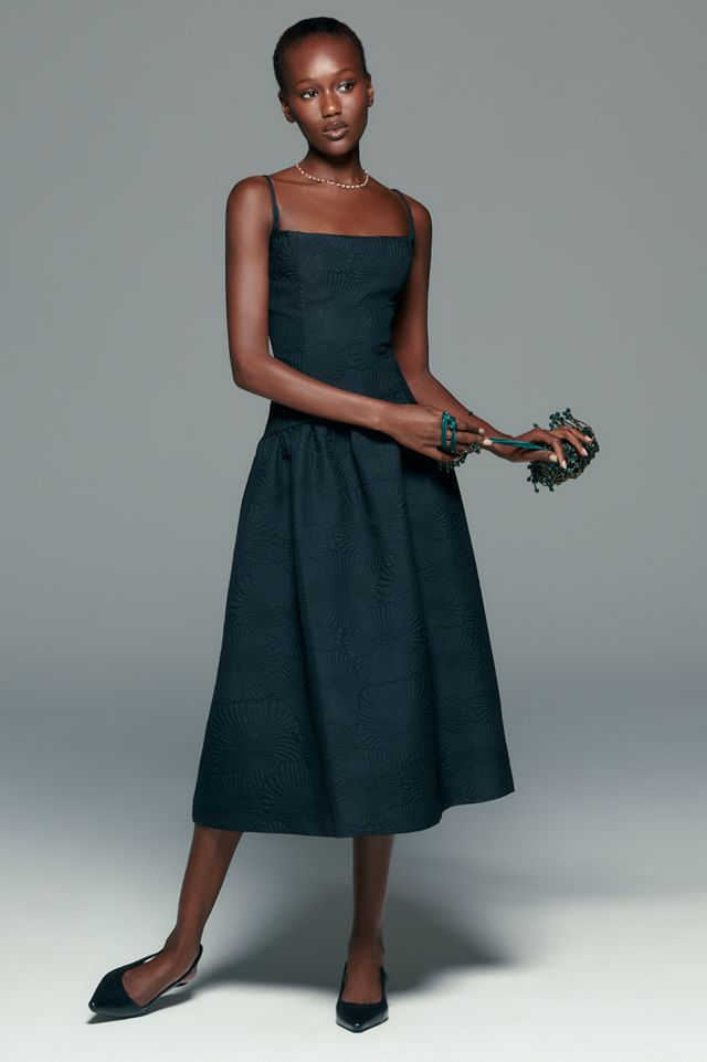 Maeve Drop Waist Midi Dress #1