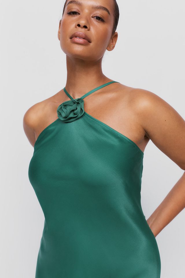 @loverlygrey x Anthropologie Rosette Halter Midi Dress #5
