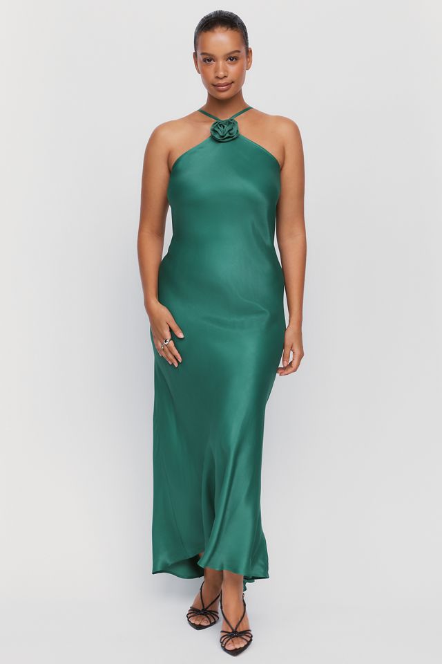 @loverlygrey x Anthropologie Rosette Halter Midi Dress #4
