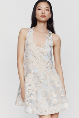 @loverlygrey x Anthropologie Zadie Jacquard Swing Dress by Anthropologie