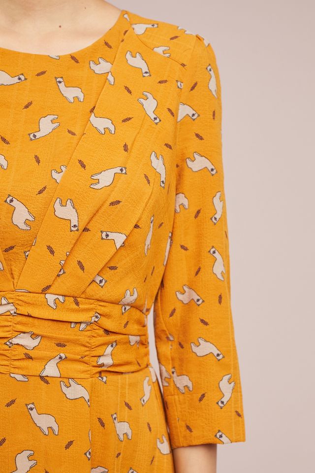 Anthropologie 2025 llama dress