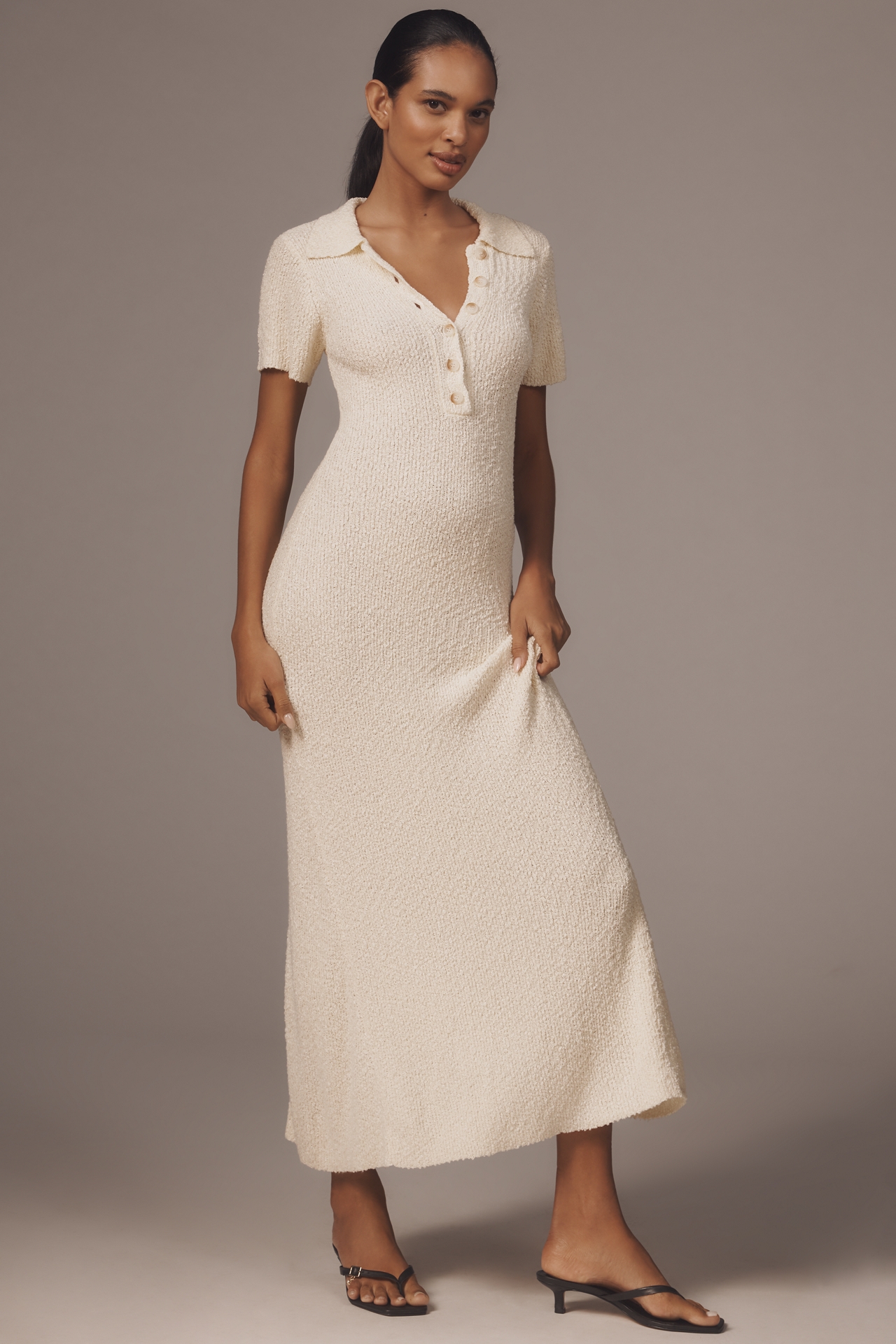 THIRD FORM Wistful V-Neck Midi Dress