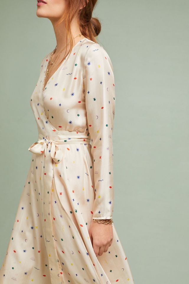 Maria Silk Wrap Dress #2