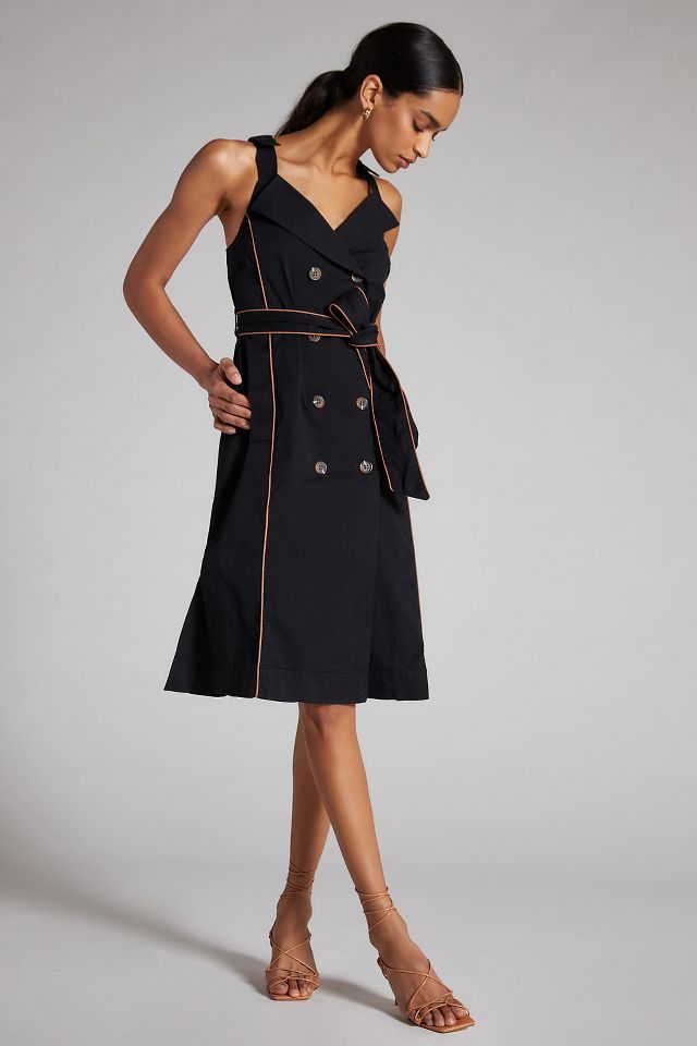 Maeve Trench Midi Dress Anthropologie