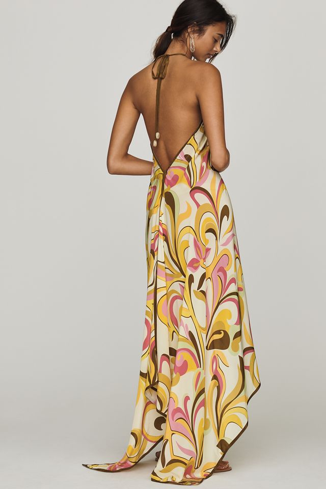 Rococo Sand High-Low Maxi Dress #3