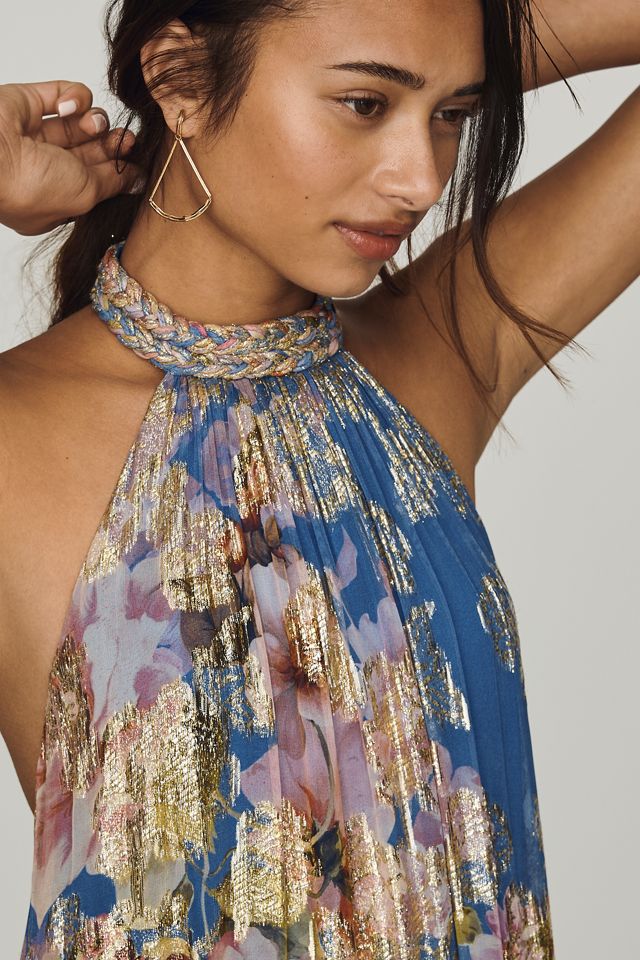 Hemant & Nandita Halter Maxi Dress #1