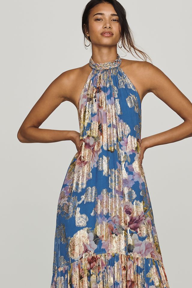 Hemant & Nandita Halter Maxi Dress #2