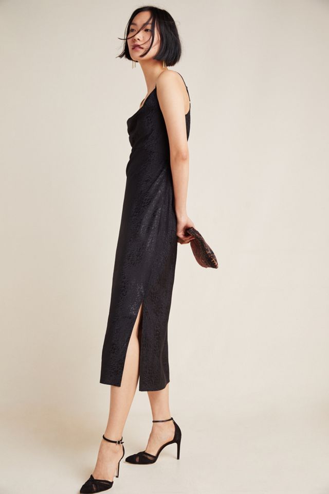 Amelie Jacquard Slip Dress #1