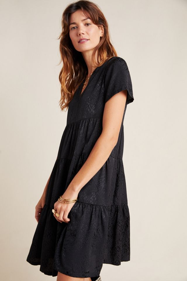 Maeve Sacha Jacquard Tiered Tunic #3