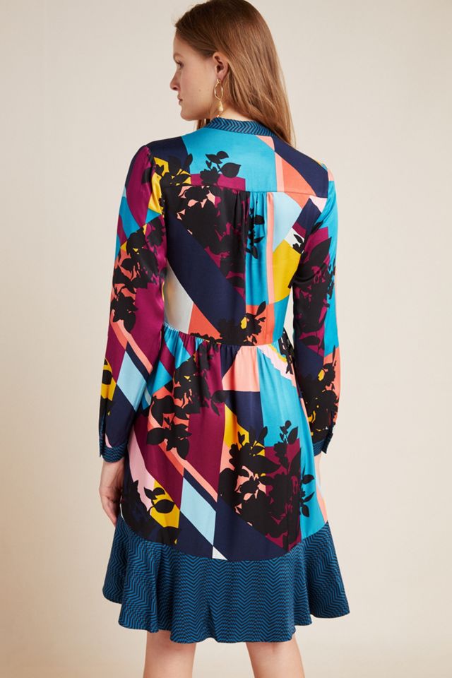 Maeve Gillian Abstract Shirtdress #1
