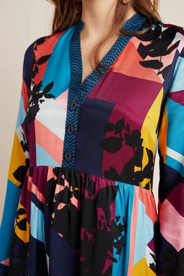 Maeve Gillian Abstract Shirtdress #2