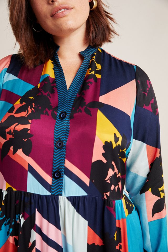 Maeve Gillian Abstract Shirtdress #6