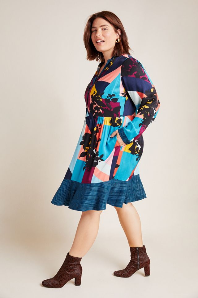 Maeve Gillian Abstract Shirtdress #7