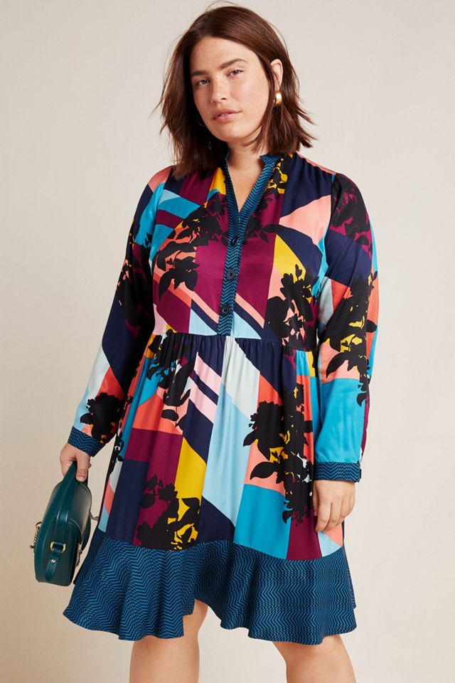 Maeve Gillian Abstract Shirtdress #4