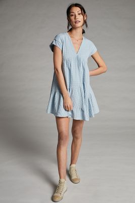 Details about   Maeve By Anthropologie Shira Tiered Tunic 