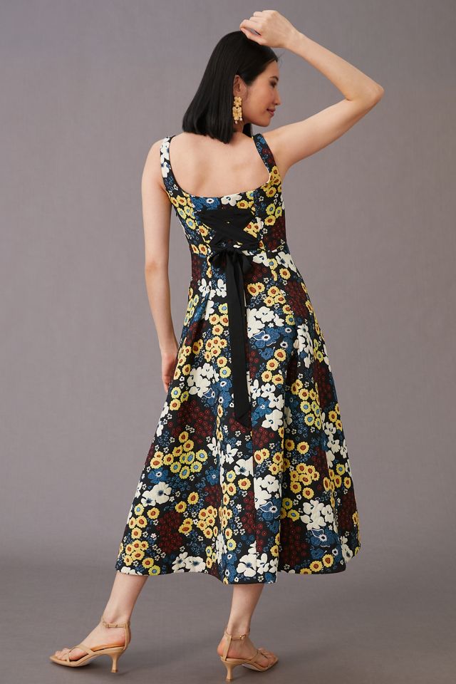 Maeve Marigold Midi Dress #1