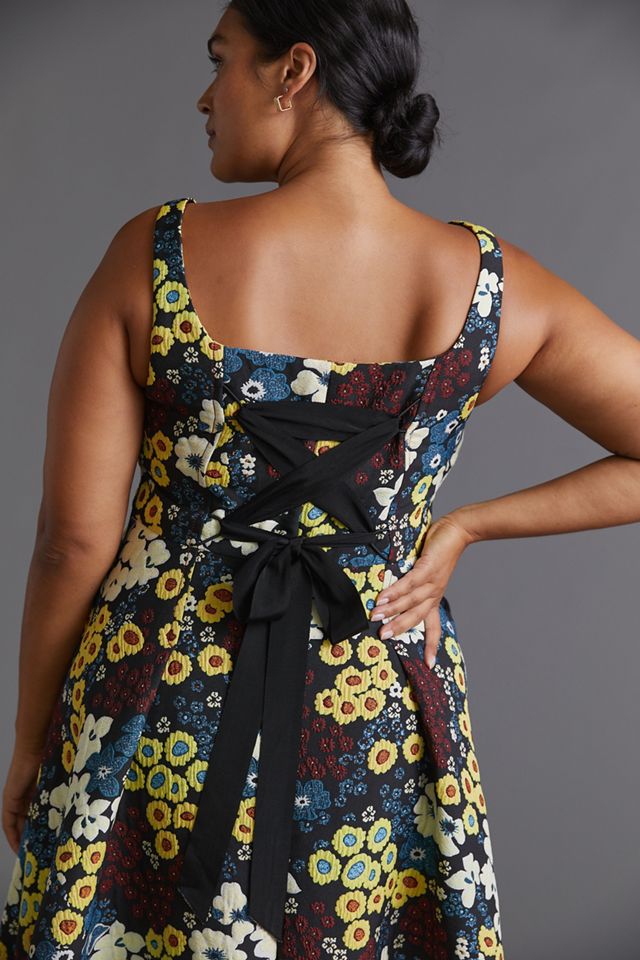 Maeve Marigold Midi Dress #7