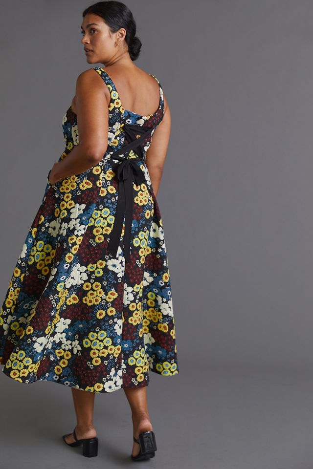 Maeve Marigold Midi Dress #8