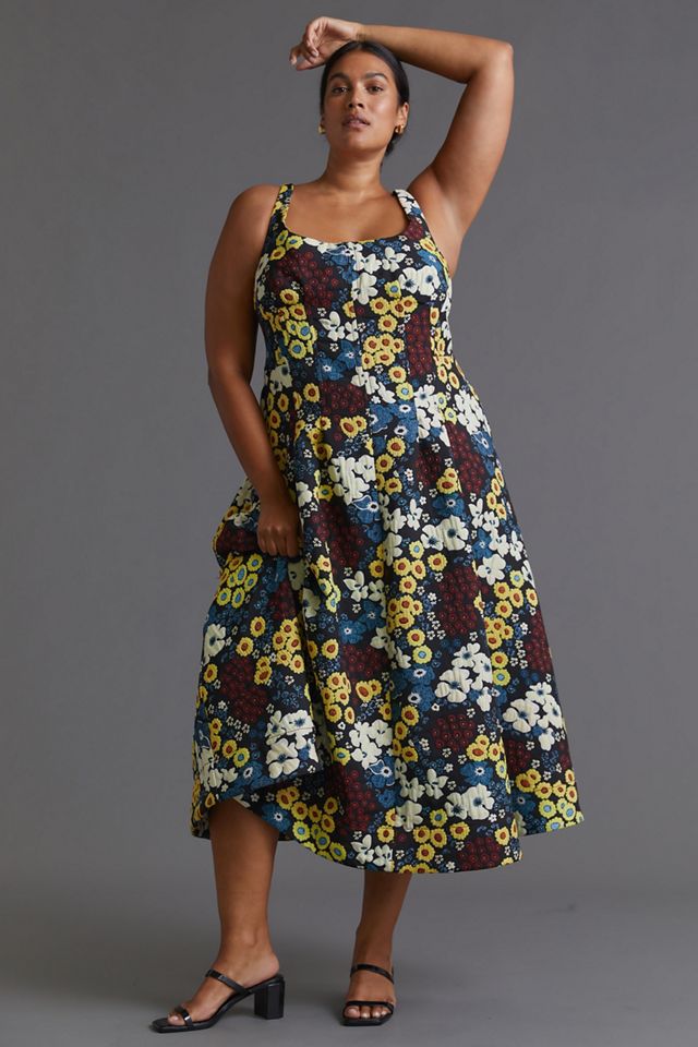 Maeve Marigold Midi Dress #6