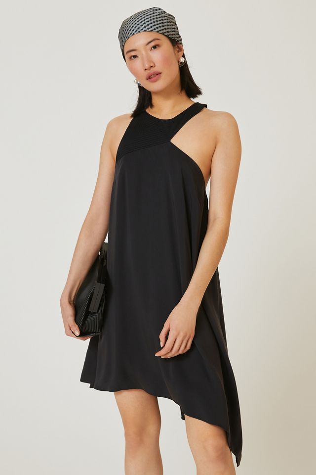 Cutout-Halter Mini Dress