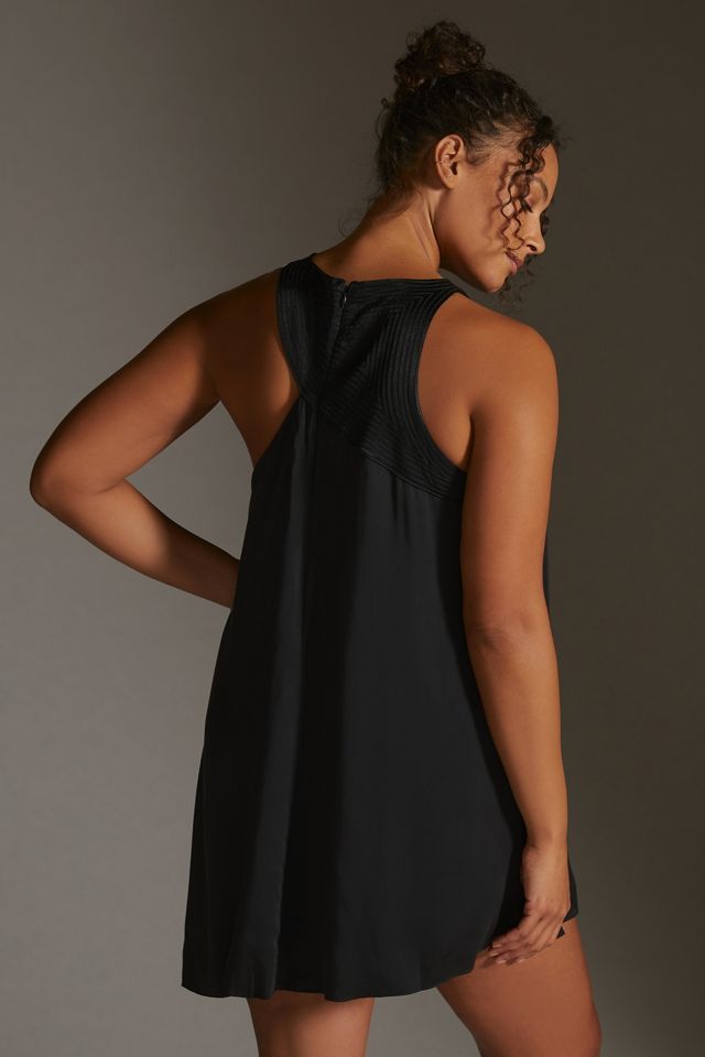 Cutout-Halter Mini Dress