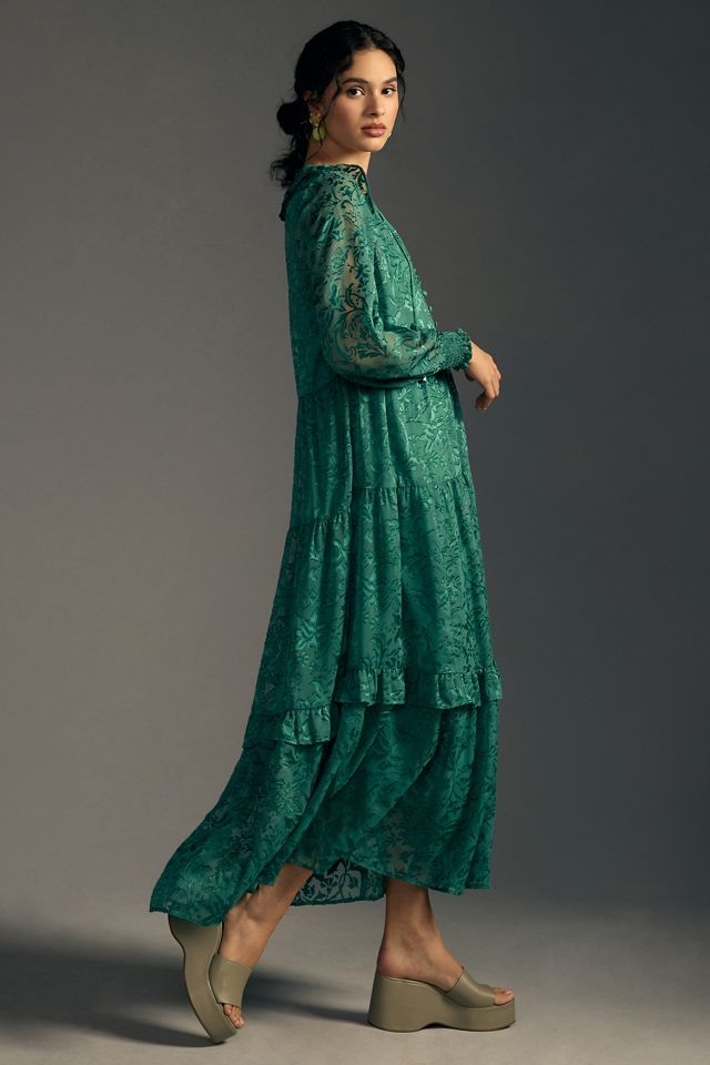 The Marais Maxi Dress: Satin-Burnout Edition #2