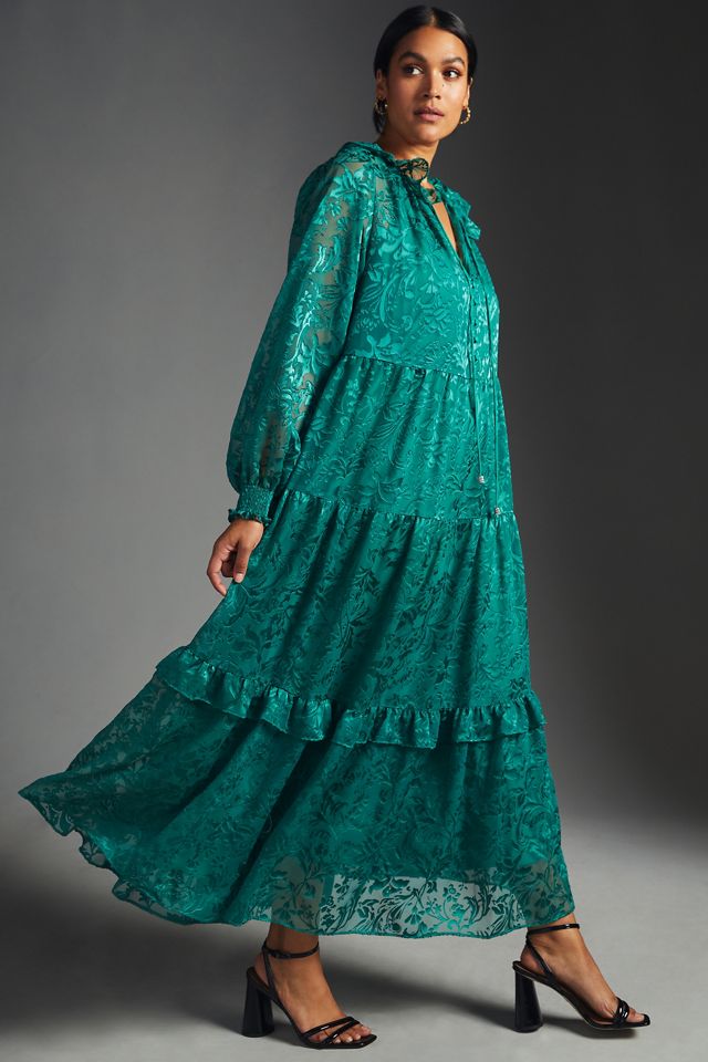 The Marais Maxi Dress: Satin-Burnout Edition #6