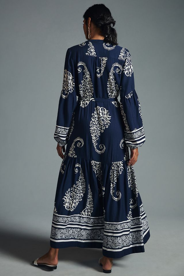 By Anthropologie Tiered Buttondown Dress #1
