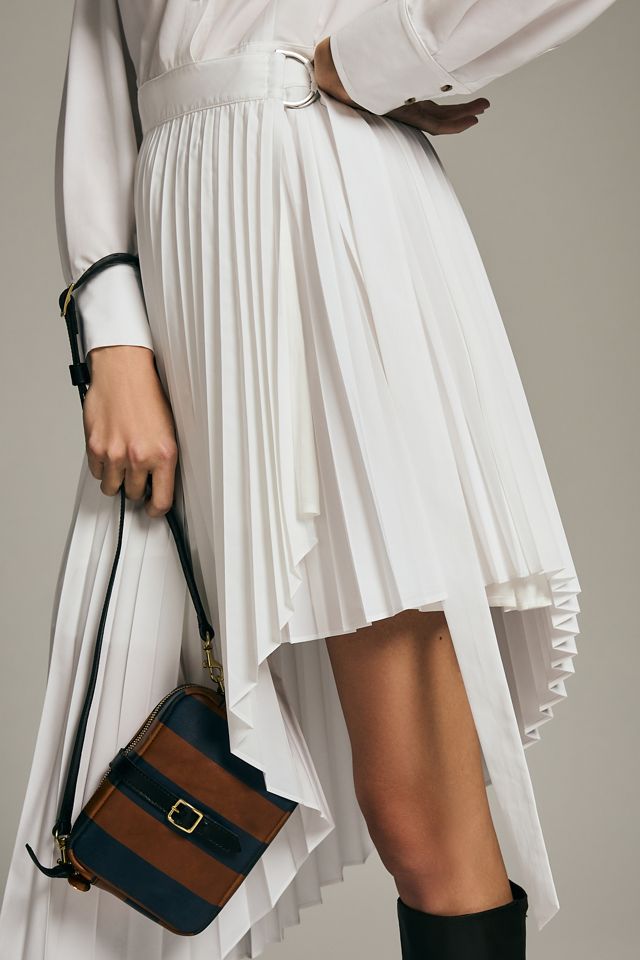 By Anthropologie Pleated Poplin Shirt Dress #2