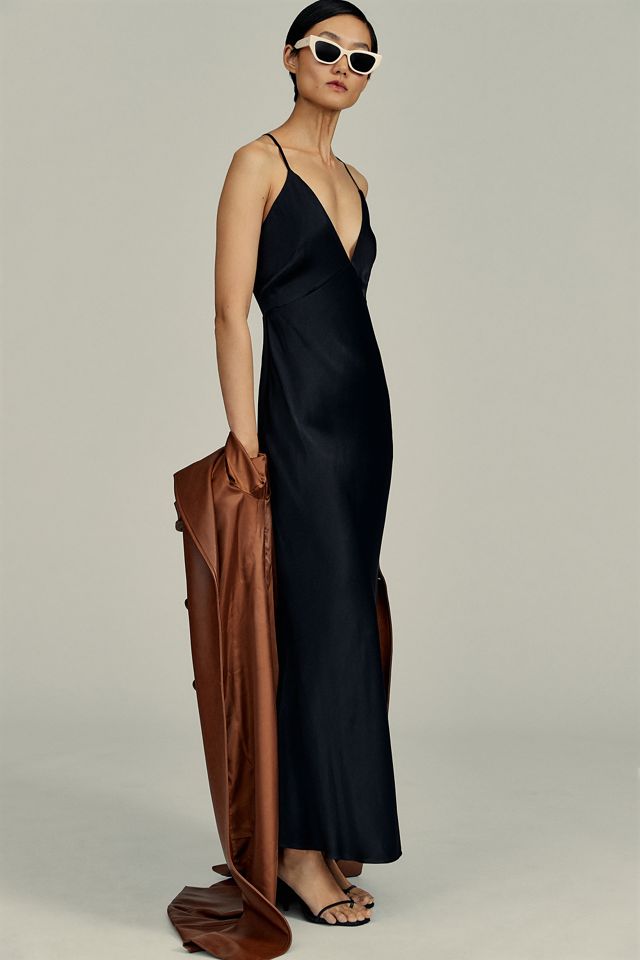 anthropologie plunge v neck slip dress By Anthropologie Plunge V-Neck Slip Dress