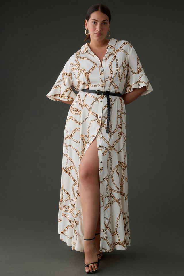 maeve printed short-sleeve shirt dress Cabo fit check  Outfit: Maeve Printed Short-Sleeve Shirt Dress from ... |  dress