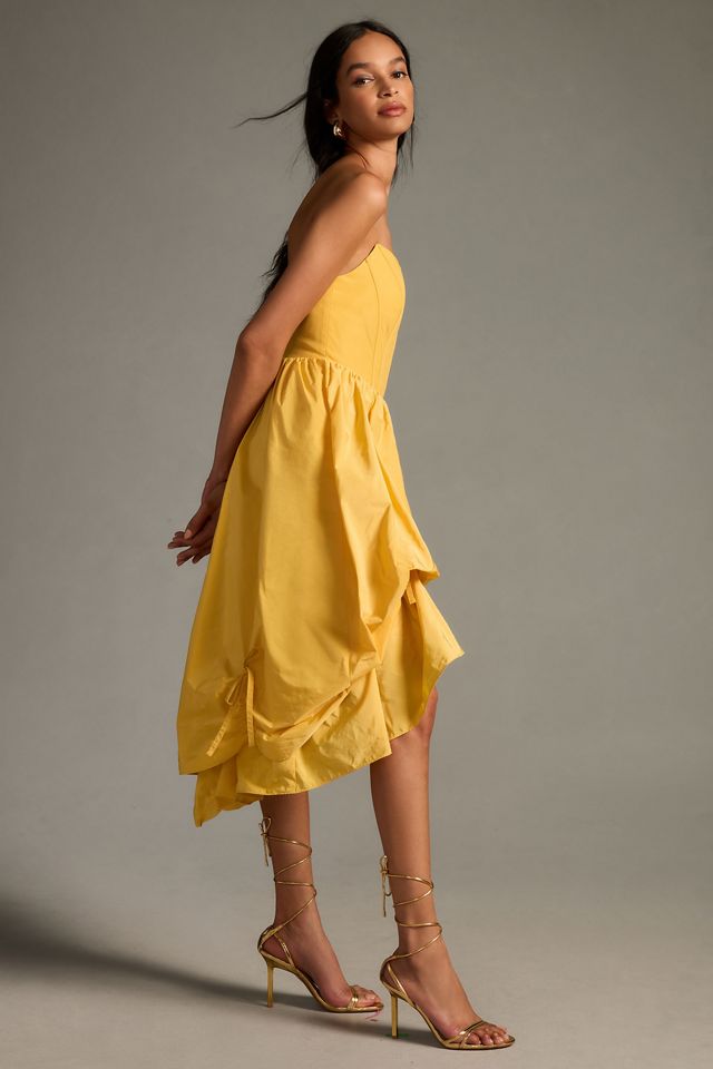 Robe Corset Bulle Haute-Basse Par Anthropologie #4