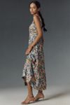 Maeve Sleeveless Seamed Slip Midi Dress