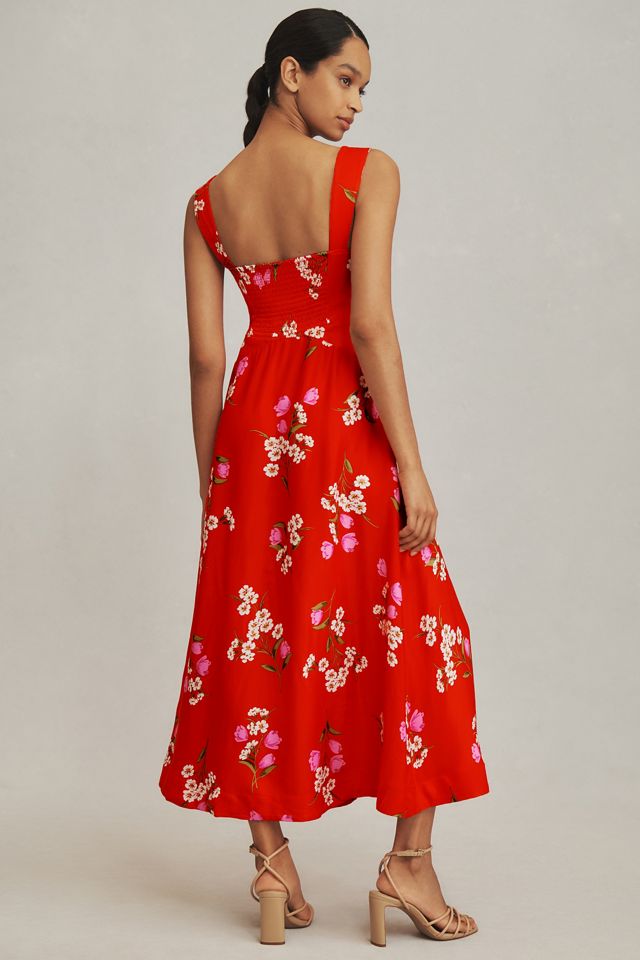 Maeve Sleeveless Seamed Midi Slip Dress #2